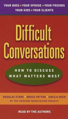 Difficult Conversations 0553525689 Book Cover