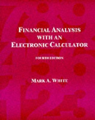 Financial Analysis with an Electronic Calculator 0072299738 Book Cover