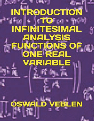 Introduction to Infinitesimal Analysis Function... 1692946374 Book Cover