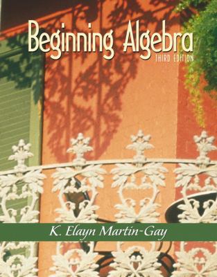 Beginning Algebra (3rd Edition) 0130867632 Book Cover