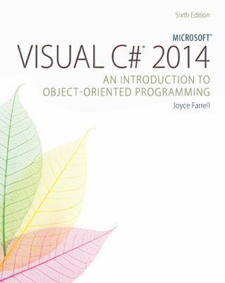 Microsoft Visual C# 2015: An Introduction to Ob... 1285860233 Book Cover