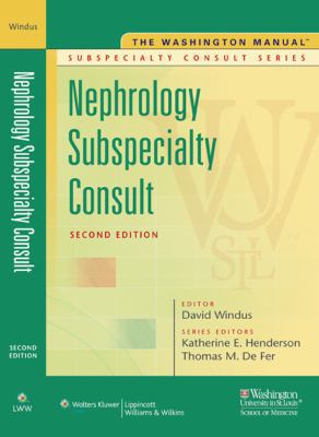 The Washington Manual Nephrology 0781791499 Book Cover