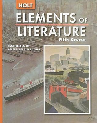 Elements of Literature: Student Ediiton Fifth C... 0030683785 Book Cover