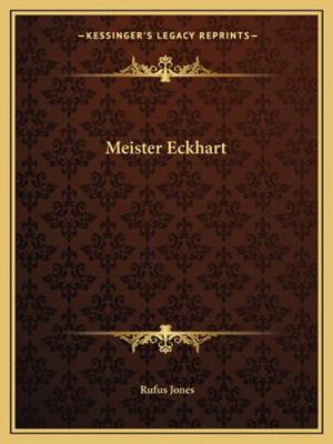 Meister Eckhart 116289041X Book Cover