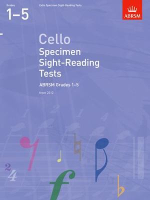 Cello Specimen Sight Reading Tests 1-5 1848493509 Book Cover