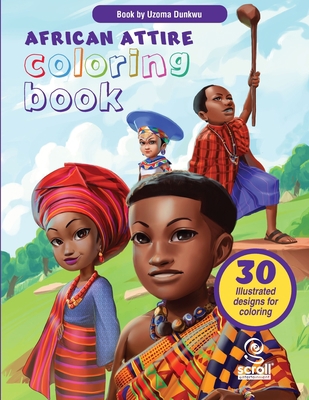 African Attire Coloring Book 9692292851 Book Cover