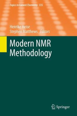 Modern NMR Methodology 3642379907 Book Cover
