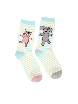 Elephant & Piggie Socks - Large 0593478827 Book Cover