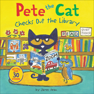Pete the Cat Checks Out the Library 0606414525 Book Cover