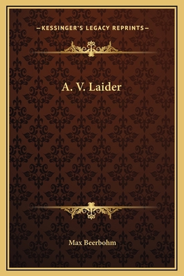 A. V. Laider 1169168817 Book Cover