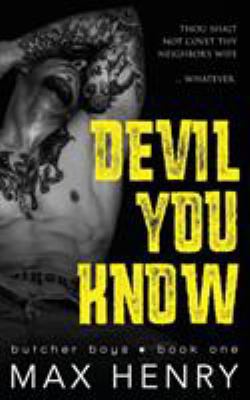 Devil You Know [Large Print] 1507839022 Book Cover