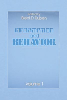 Information and Behavior: Volume 1 0887380077 Book Cover