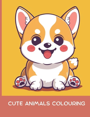 Cute Animals Colouring            Book Cover