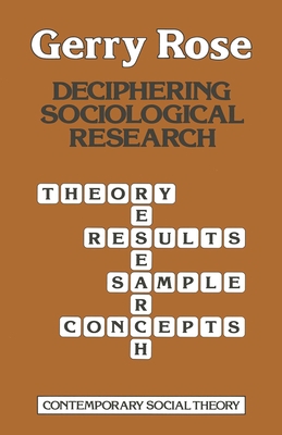 Deciphering Sociological Research B002F6YPFI Book Cover