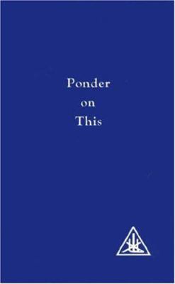 Ponder on This Compilation 085330131X Book Cover