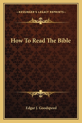 How To Read The Bible 116380973X Book Cover