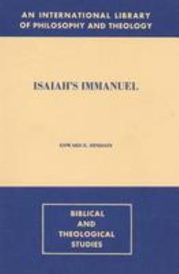 Isaiah's Immanuel 0875523102 Book Cover