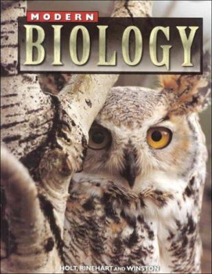 Holt Modern Biology: Student Edition Grades 9-1... 0030177448 Book Cover