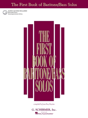 The First Book of Baritone/Bass Solos Book/Onli... 0634020498 Book Cover