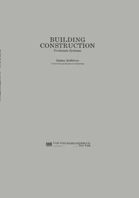 Building Construction 0442207557 Book Cover
