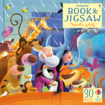 Noah's Ark (Usborne Book and Jigsaw) 1474947603 Book Cover