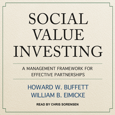 Social Value Investing: A Management Framework ... 1977364802 Book Cover