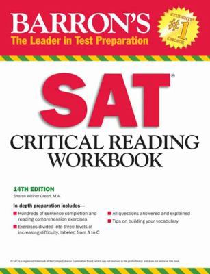 Barron's SAT Critical Reading Workbook 1438000278 Book Cover