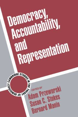 Democracy, Accountability, and Representation 0521641535 Book Cover