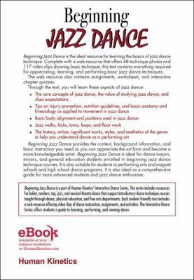 Beginning Jazz Dance 1450468942 Book Cover
