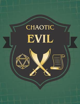 Chaotic Evil: RPG Themed Mapping and Notes Book... 1790578698 Book Cover