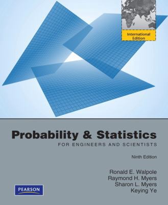 Probability & Statistics for Engineers & Scient... B007YXZPX8 Book Cover