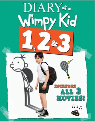Diary of a Wimpy Kid: 1, 2, & 3            Book Cover