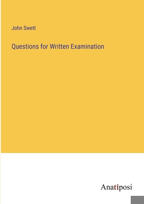 Questions for Written Examination 3382133229 Book Cover