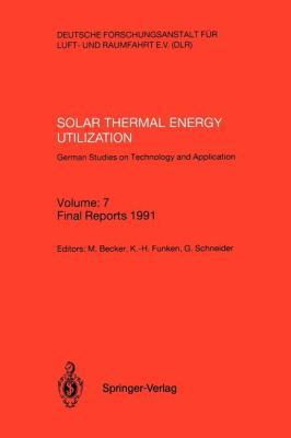 Solar Thermal Energy Utilization. German Studie... 3540556664 Book Cover