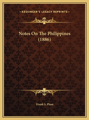 Notes On The Philippines (1886) 1169578292 Book Cover