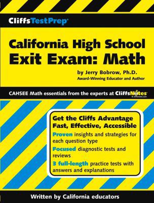 California High School Exit Exam: Math 0764559397 Book Cover