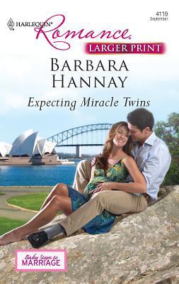 Expecting Miracle Twins [Large Print] 0373184654 Book Cover