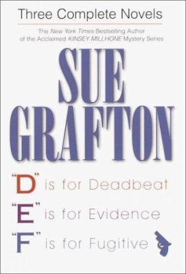 Sue Grafton 3 Complete Novels D E & F 0517162717 Book Cover