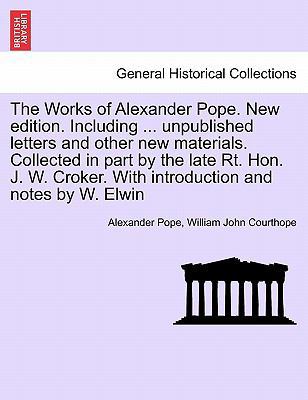 The Works of Alexander Pope. New edition. Inclu... 1241344922 Book Cover