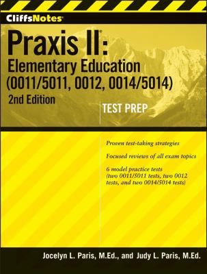 Cliffsnotes Praxis II: Elementary Education (00... 1118223942 Book Cover