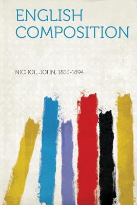 English Composition 1313209775 Book Cover