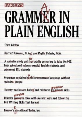 Grammar in Plain English 0812096487 Book Cover