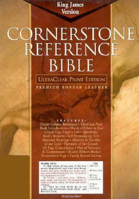 Cornerstone Ultraclear Print Reference Bible 1558197176 Book Cover