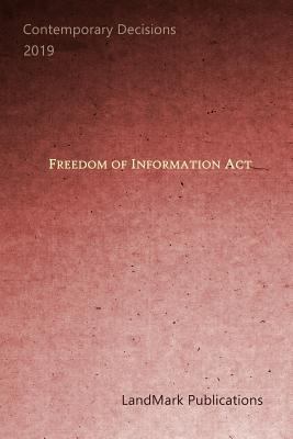 Freedom of Information Act 179428978X Book Cover