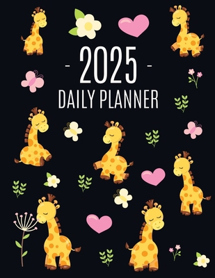 Cute Giraffe Planner 2025: Pretty Organizer for... 1965994237 Book Cover