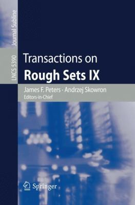 Transactions on Rough Sets IX 3540898751 Book Cover