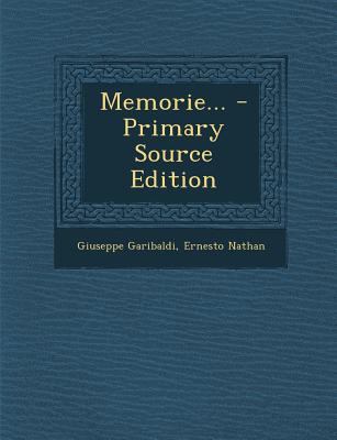 Memorie... [Italian] 1295483432 Book Cover