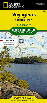 Voyageurs National Park Map 1566955041 Book Cover