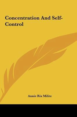 Concentration and Self-Control 116151256X Book Cover