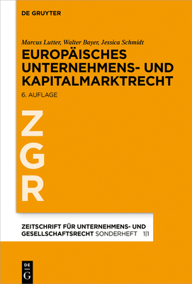 Europäisches Unternehmens- Und Kapitalmarktrech... [German] 3110456257 Book Cover